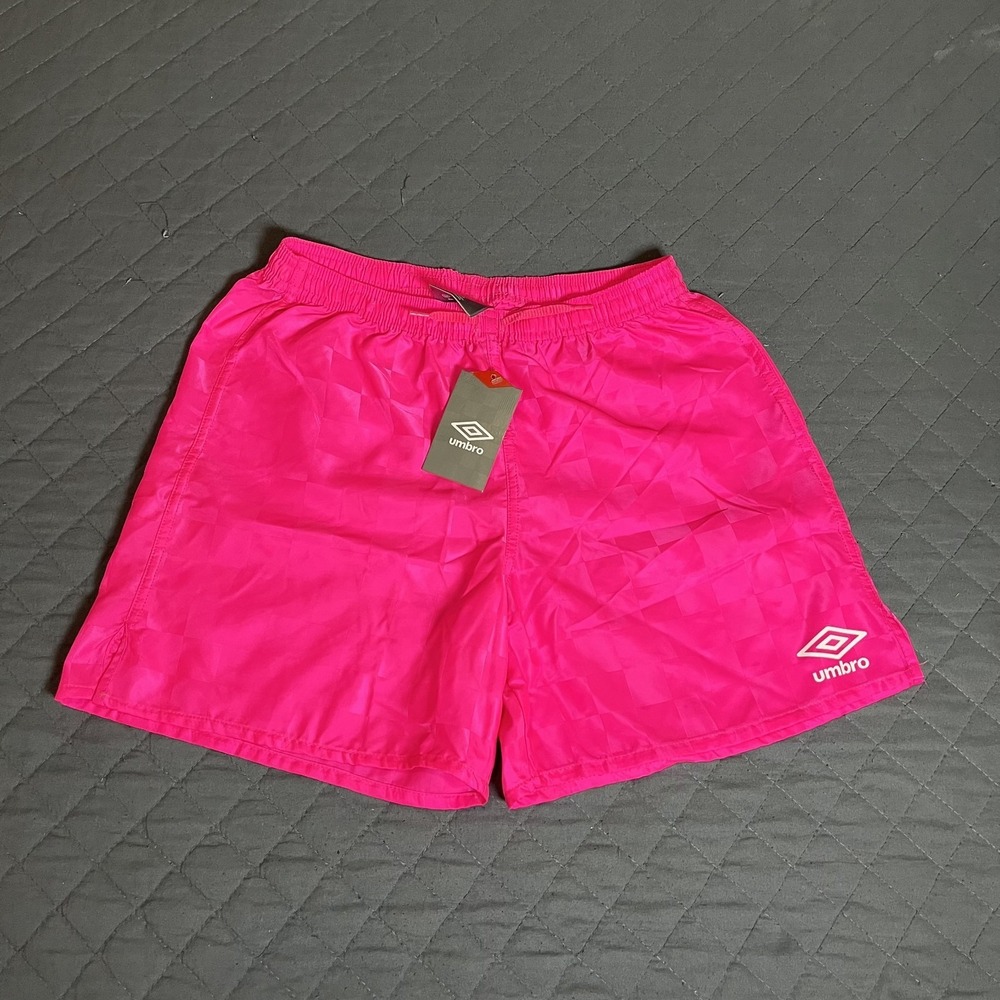 Umbro Bright Pink Girls' Athletic Shorts